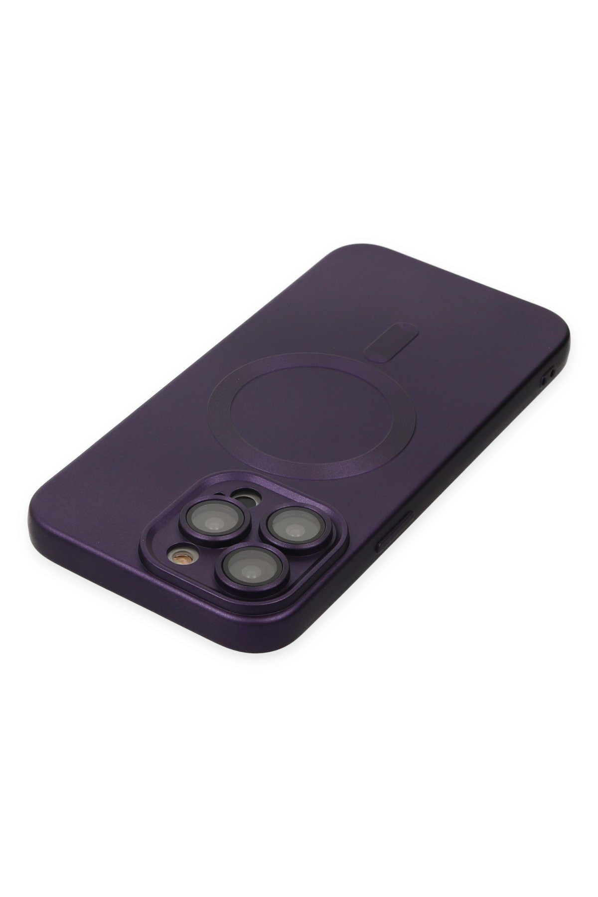 Newface iPhone 13 Pro Max Kılıf Magneticsafe Lazer Silikon - Kırmızı