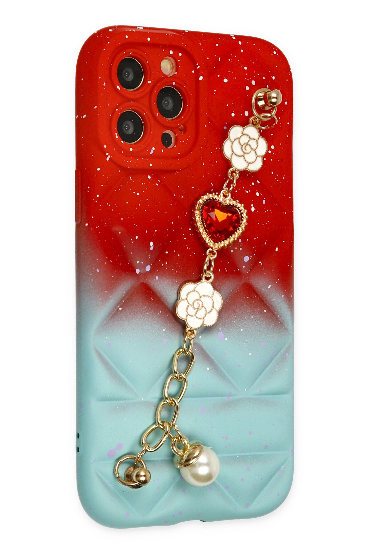 Newface iPhone 13 Pro Max Kılıf Platin Silikon - Pembe