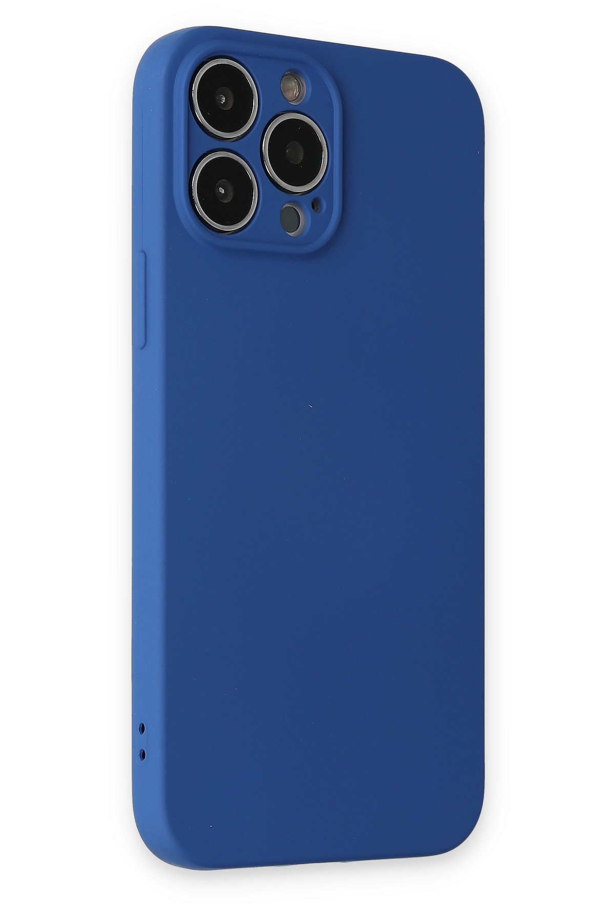 Newface iPhone 13 Pro Max Kılıf Luko Lens Silikon - Sierra Blue