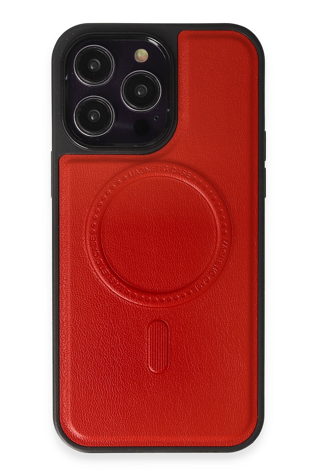 Newface iPhone 13 Pro Max Rainbow Kamera Lens Koruma Cam - Koyu Kırmızı