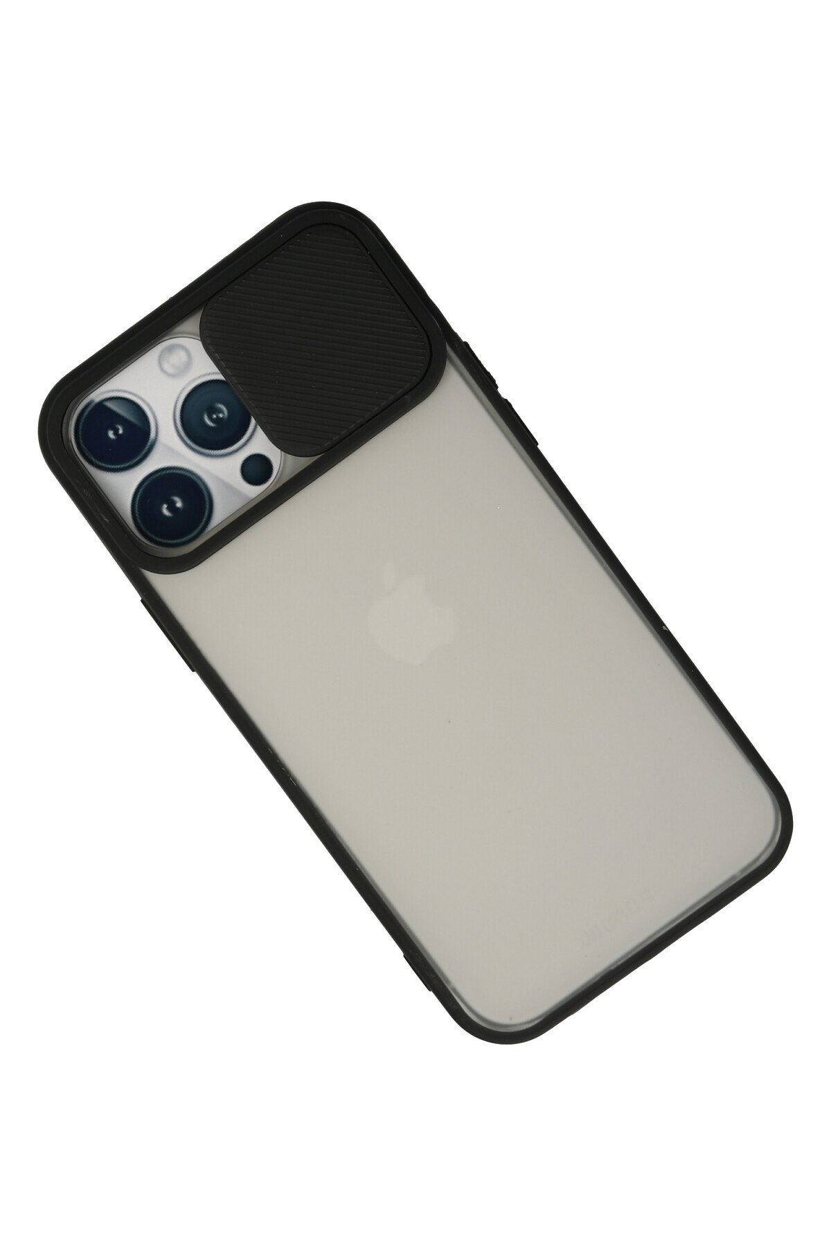 Newface iPhone 13 Pro Max Kılıf Nano içi Kadife  Silikon - Bordo