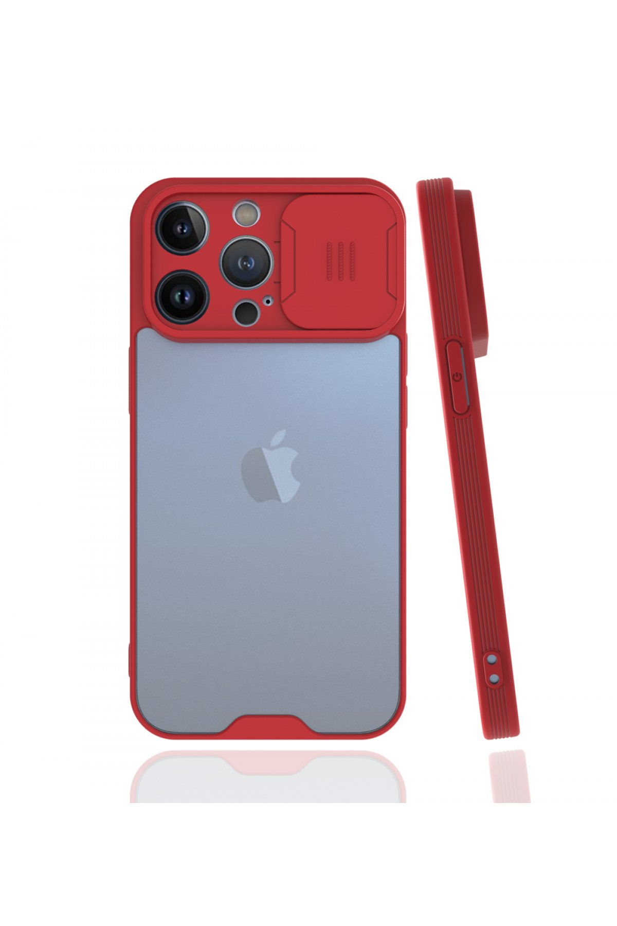 Newface iPhone 13 Pro Max Kılıf Platin Kamera Koruma Silikon - Yeşil