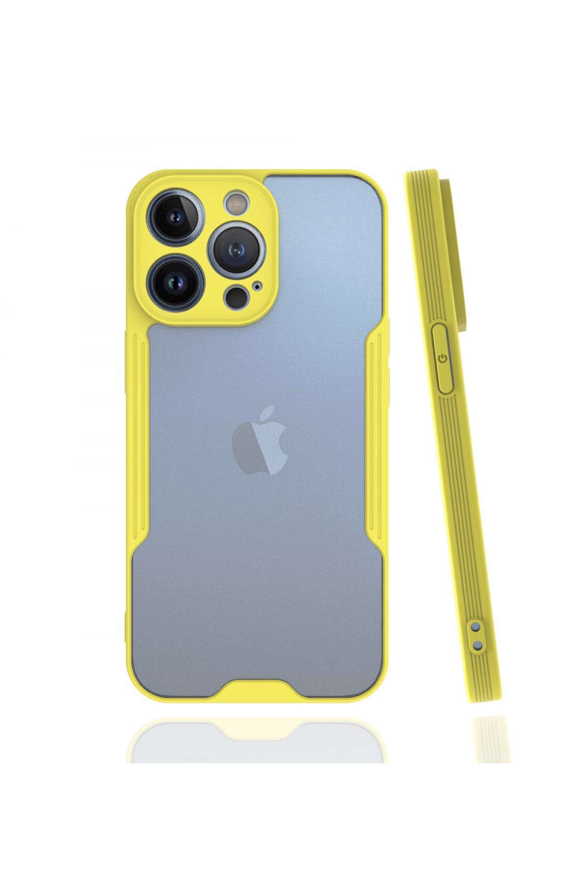 Newface iPhone 13 Pro Max Kılıf Coco Karbon Silikon - Mavi