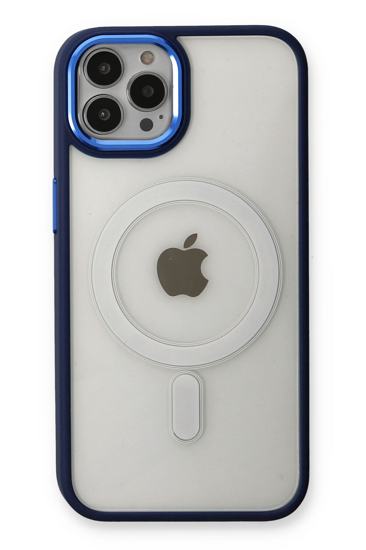 Newface iPhone 13 Pro Max Kılıf Coco Deri Magneticsafe Silikon - Haki Yeşil
