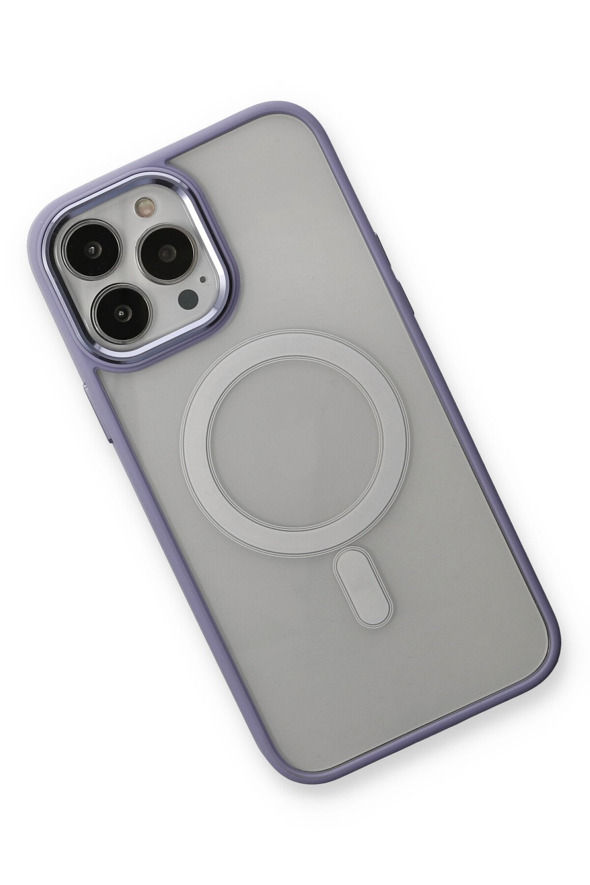 Newface iPhone 13 Pro Max Kılıf Coco Karbon Silikon - Gri