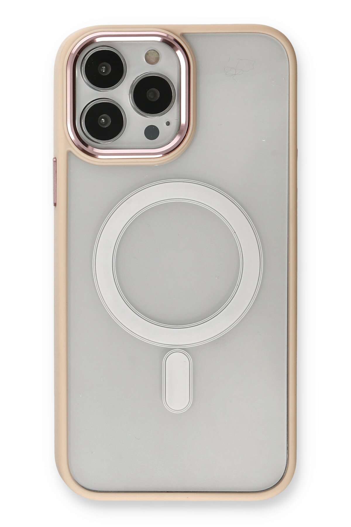 Newface iPhone 13 Pro Max Kılıf Grand Magneticsafe Kapak - Pembe