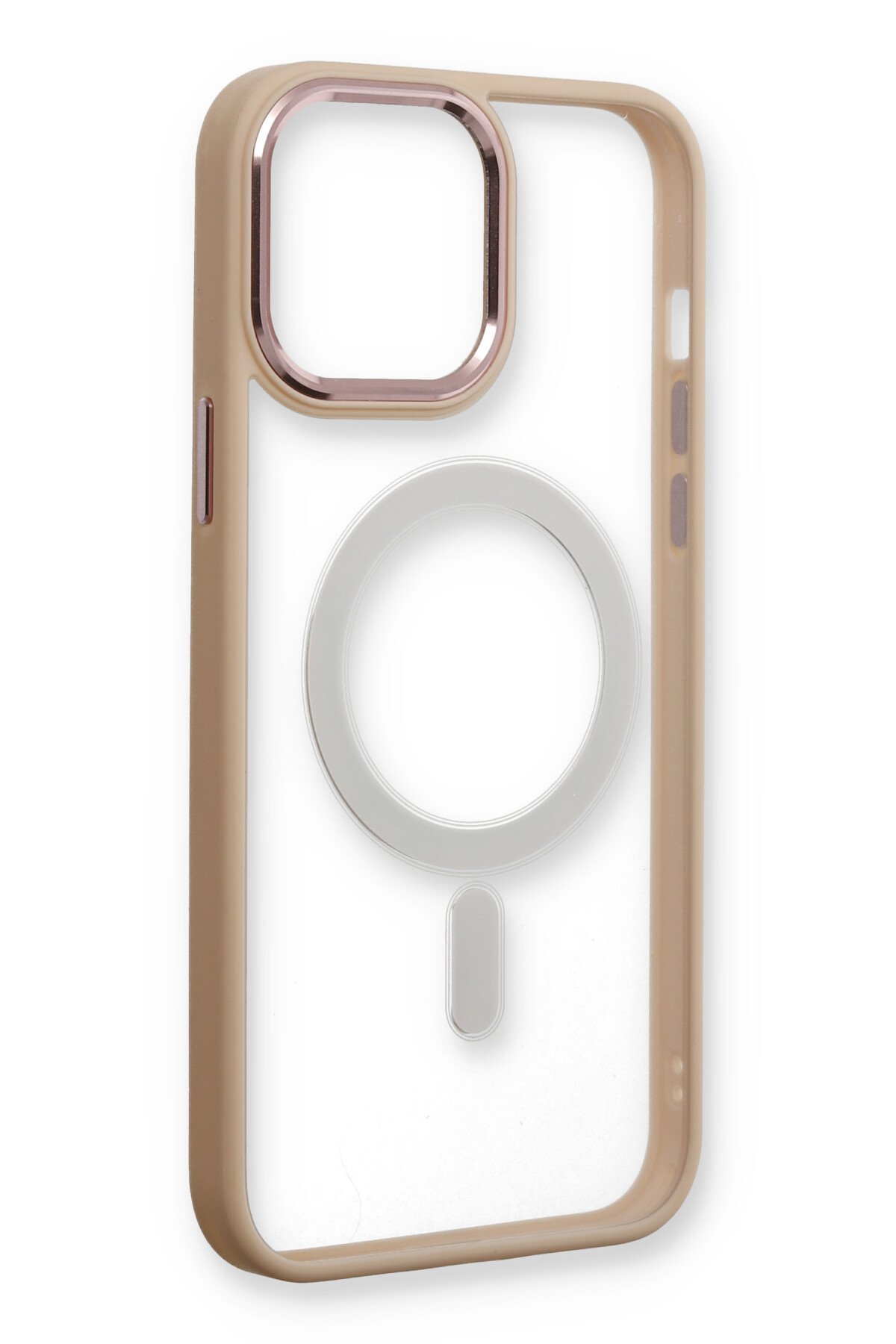 Newface iPhone 13 Pro Max Kılıf Grand Magneticsafe Kapak - Pembe