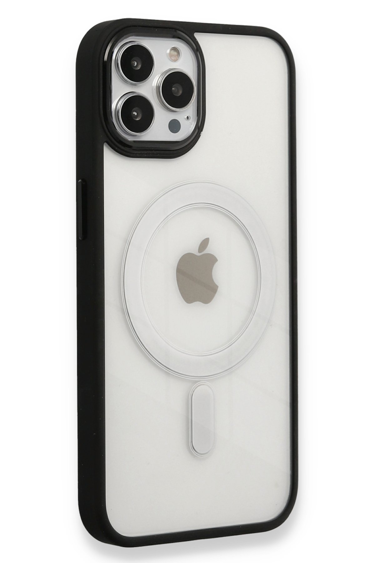 Newface iPhone 13 Pro Max Kılıf Luko Lens Silikon - Siyah
