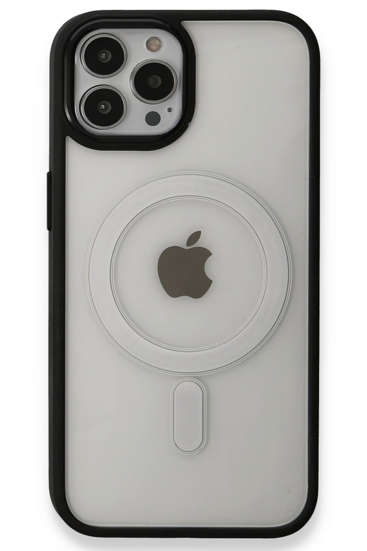 Newface iPhone 13 Pro Max Kılıf Luko Lens Silikon - Siyah