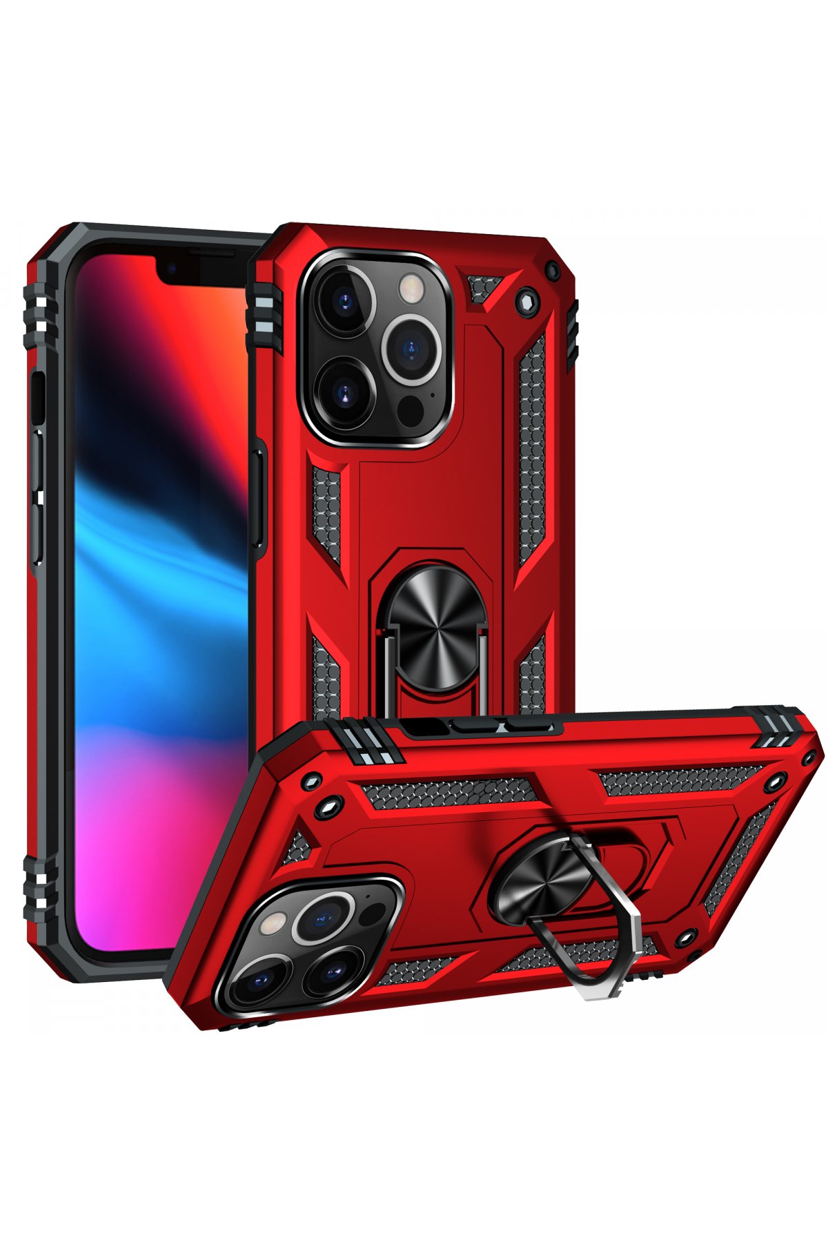 Newface iPhone 14 Pro Max Kılıf Slot Silikon - Gold