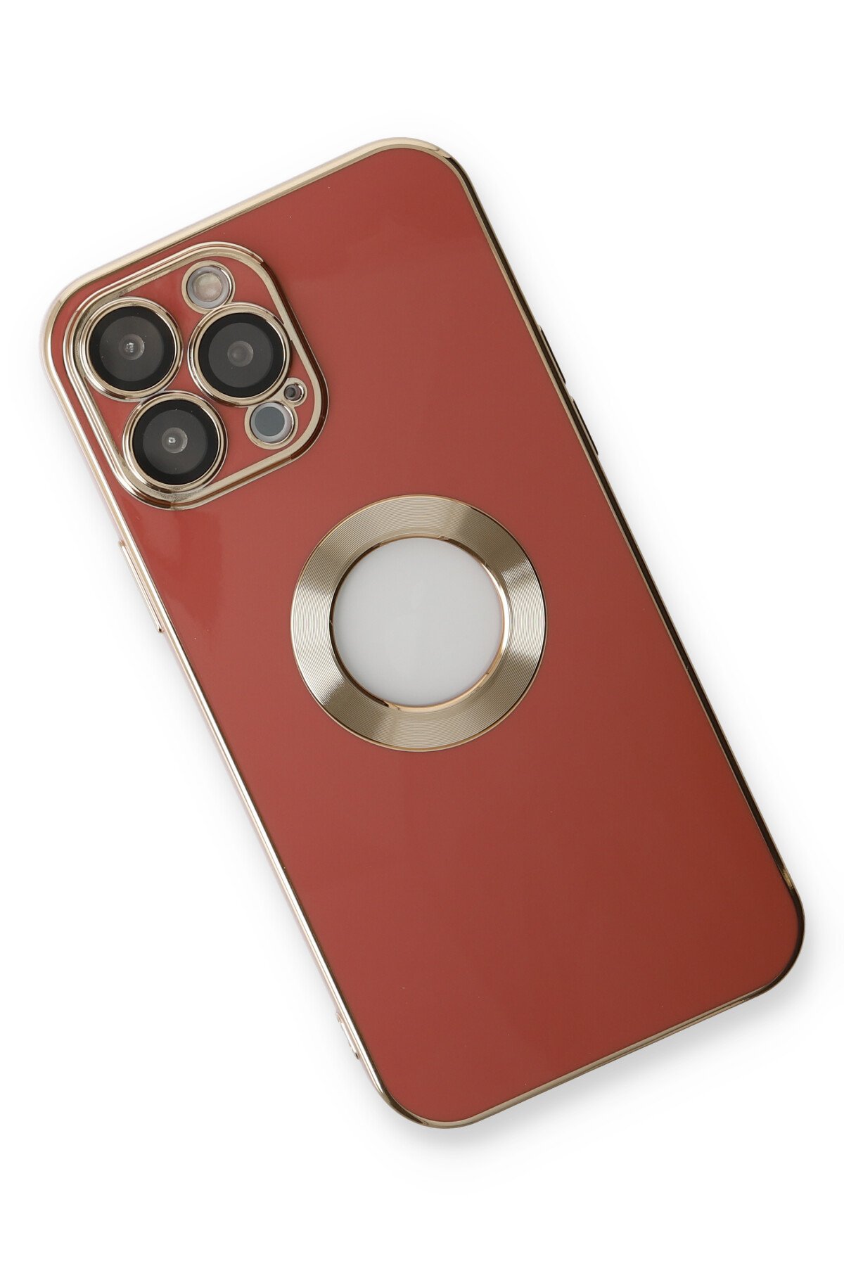 Newface iPhone 13 Pro Max Kılıf Modos Metal Kapak - Mavi