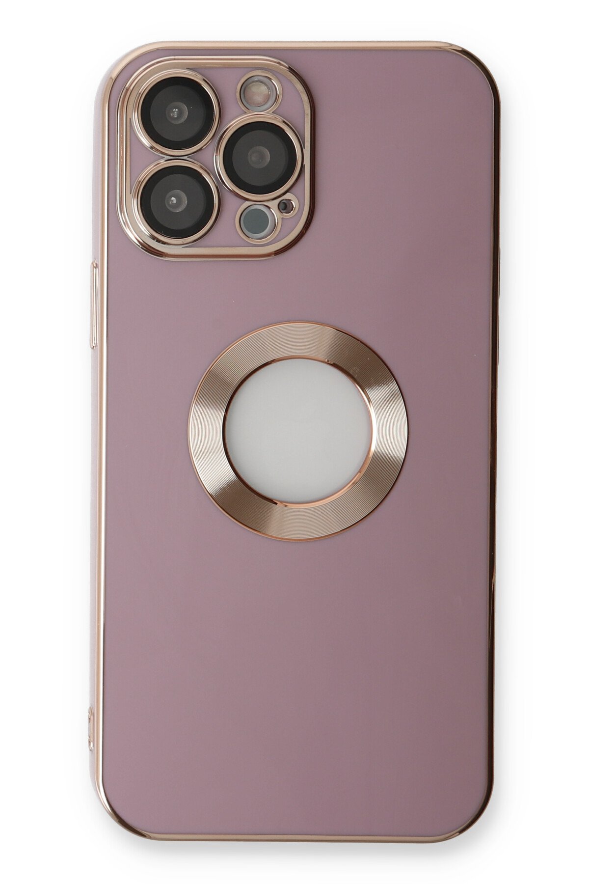 Newface iPhone 13 Pro Max Kılıf Armada Lensli Kapak - Rose Gold