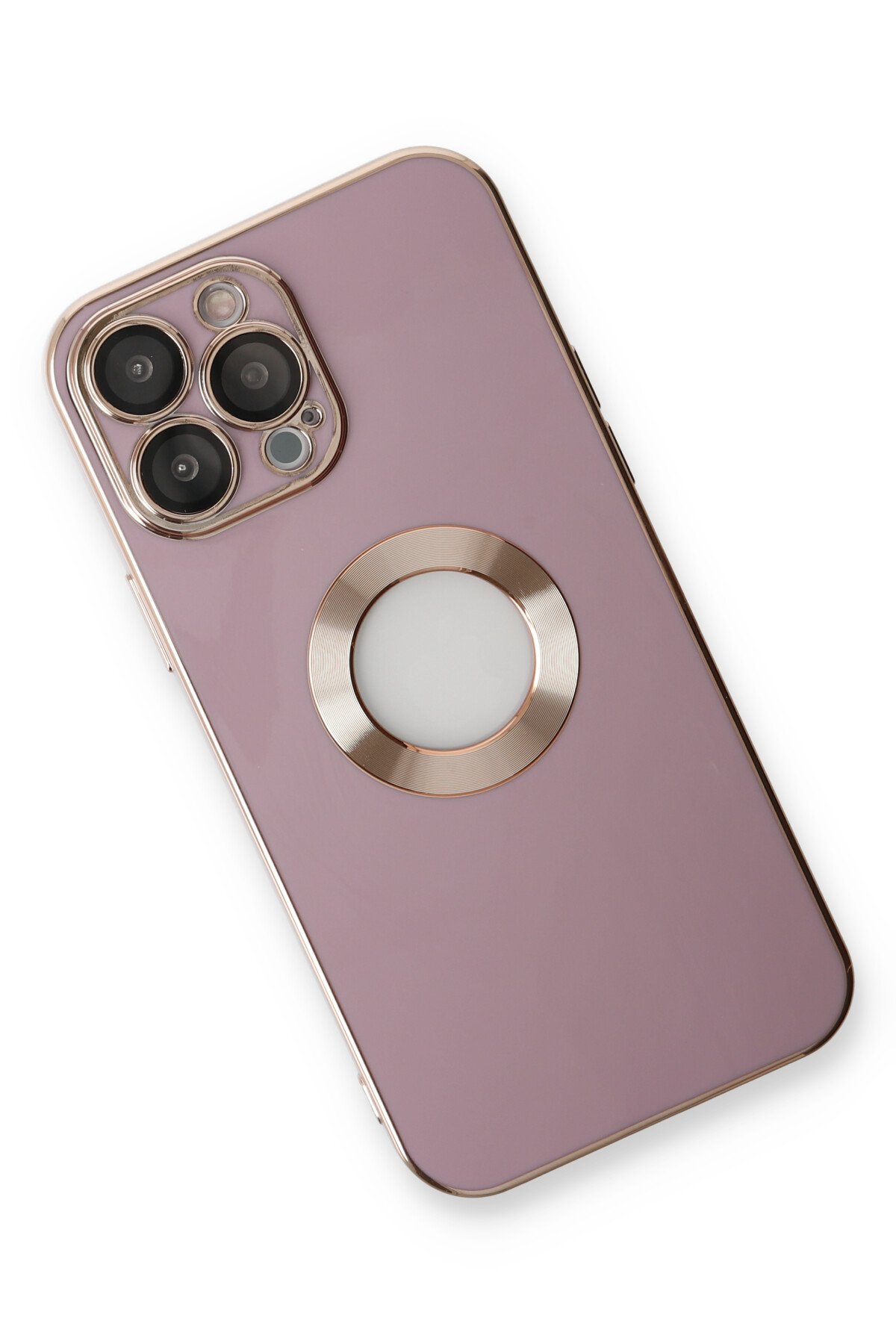 Newface iPhone 13 Pro Max Kılıf Armada Lensli Kapak - Rose Gold