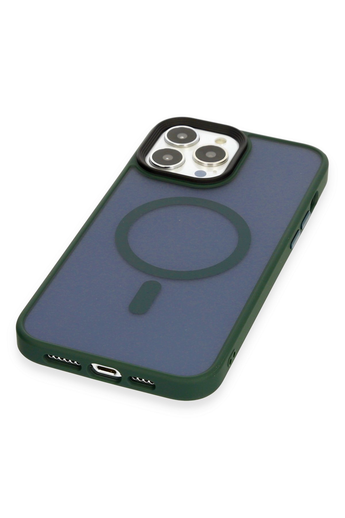 Newface iPhone 13 Pro Max Kılıf Montreal Silikon Kapak - Mor