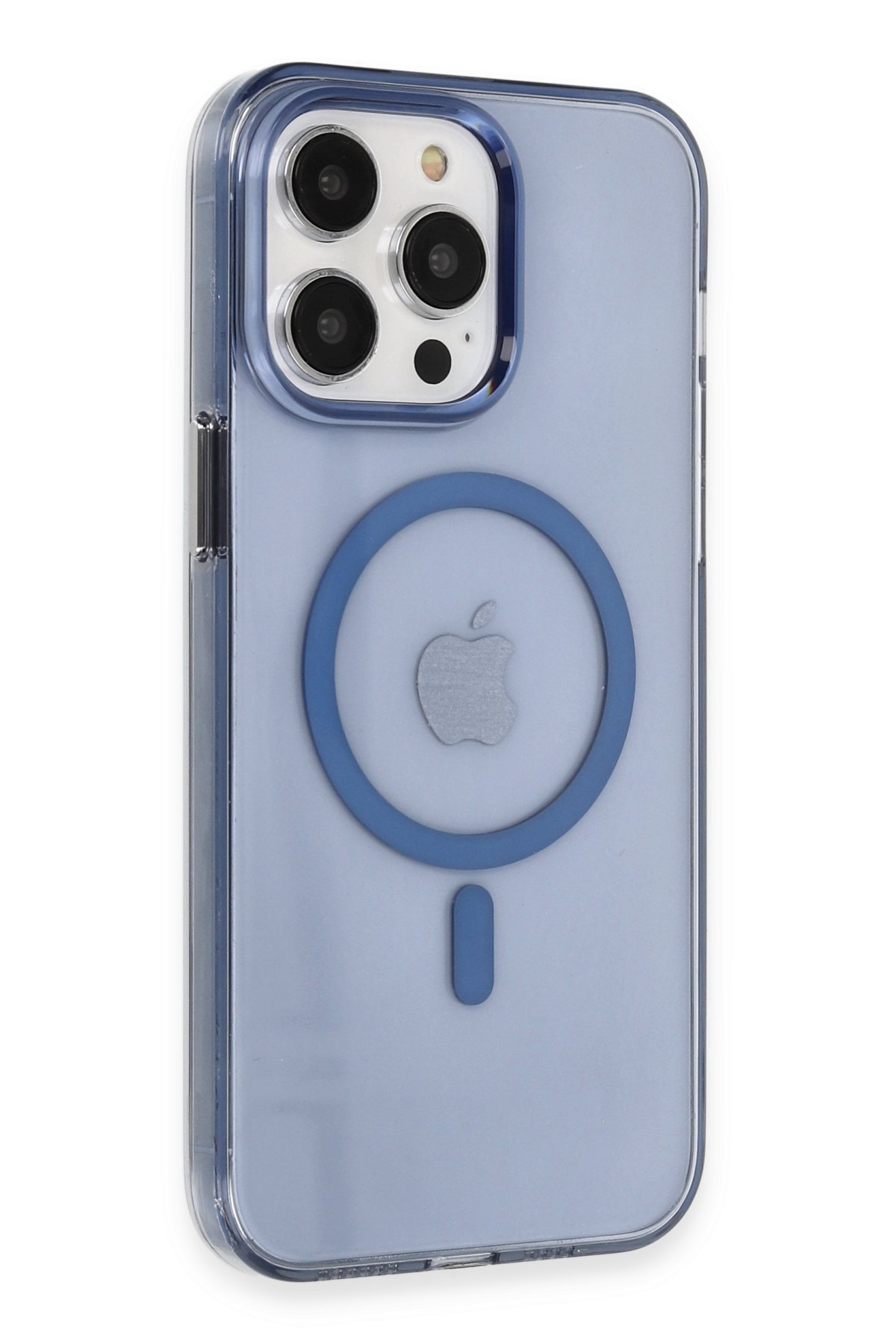 Newface iPhone 13 Pro Max Kılıf Kelvin Kartvizitli Silikon - Lila