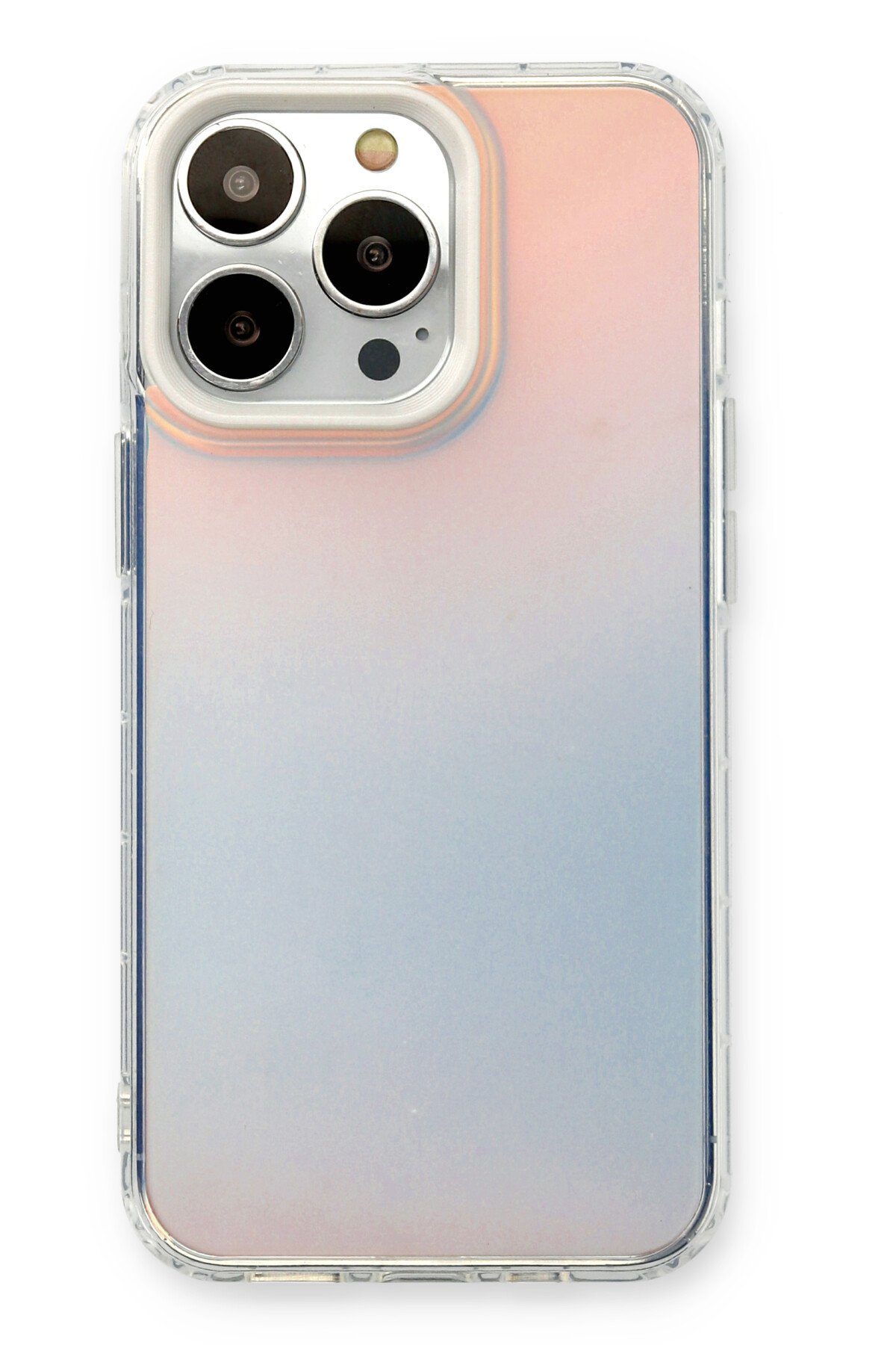Newface iPhone 13 Pro Max Kılıf Mega Standlı Silikon - Gold
