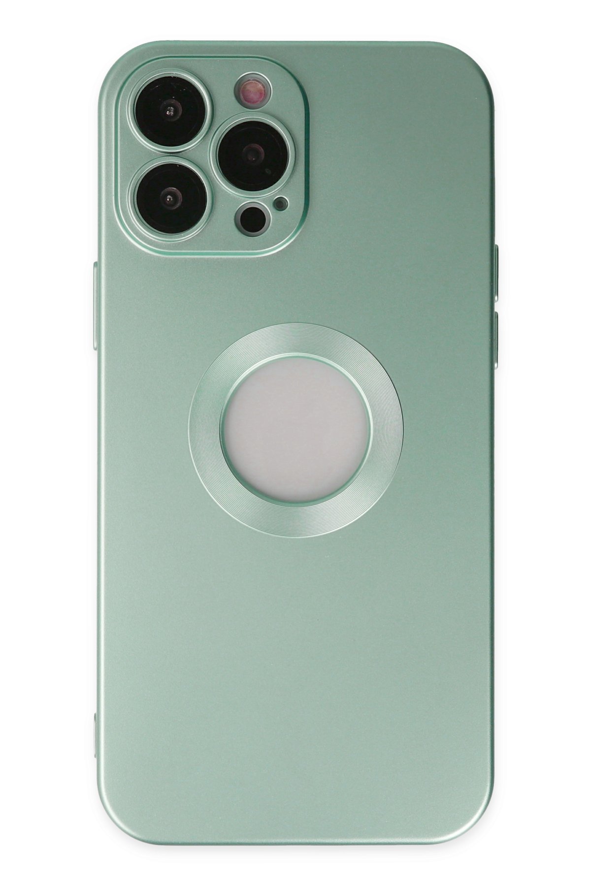 Newface iPhone 13 Pro Max Kılıf Room Magneticsafe Silikon - Pudra