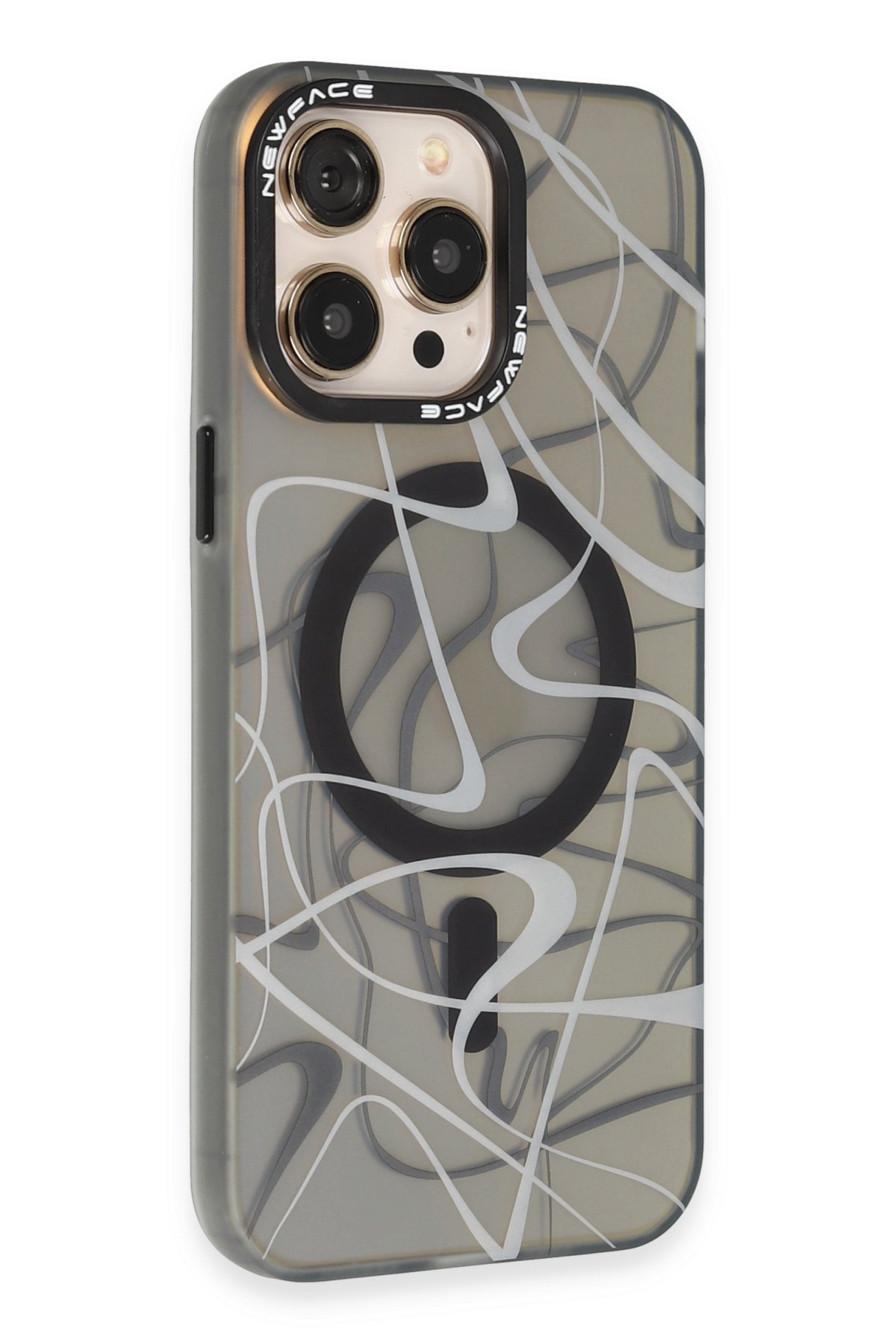 Newface iPhone 13 Pro Max Kılıf Troy Magsafe Kapak - Mavi