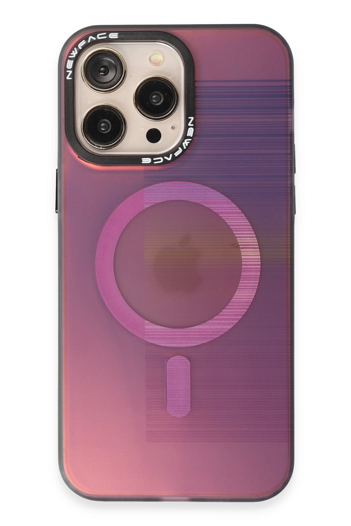 Newface iPhone 13 Pro Max Kılıf Kaou Magneticsafe Slim Kapak - Şeffaf