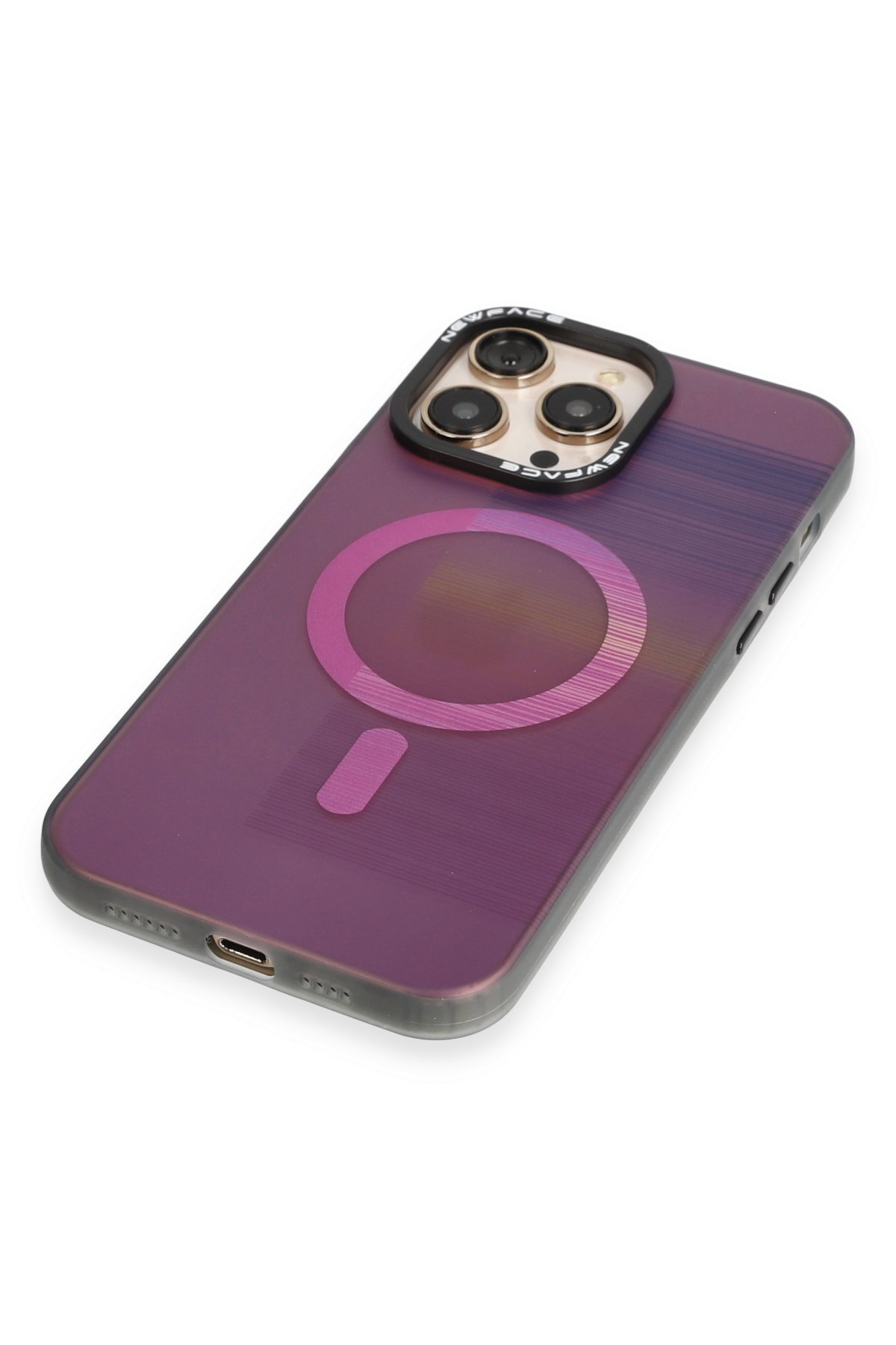 Newface iPhone 13 Pro Max Kılıf Kaou Magneticsafe Slim Kapak - Şeffaf