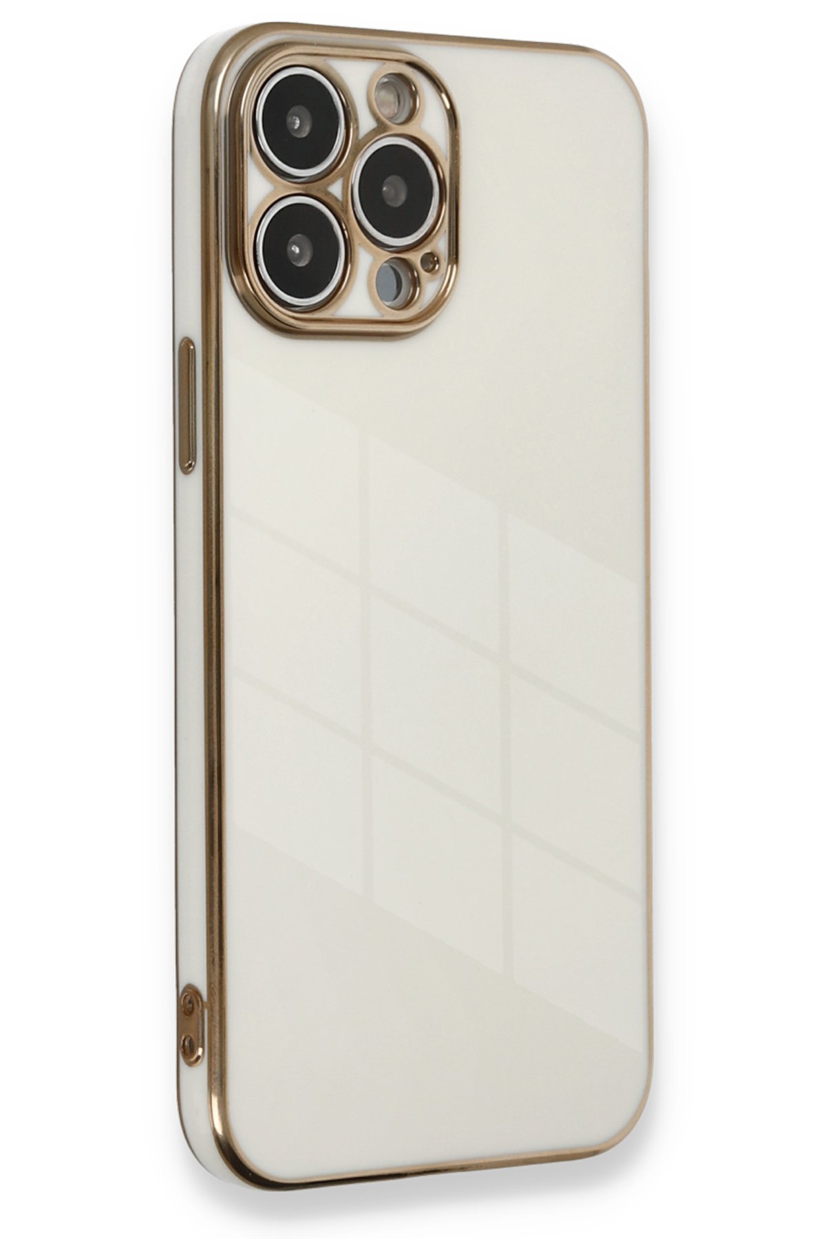 Newface iPhone 13 Pro Max Kılıf Armada Lensli Kapak - Sarı