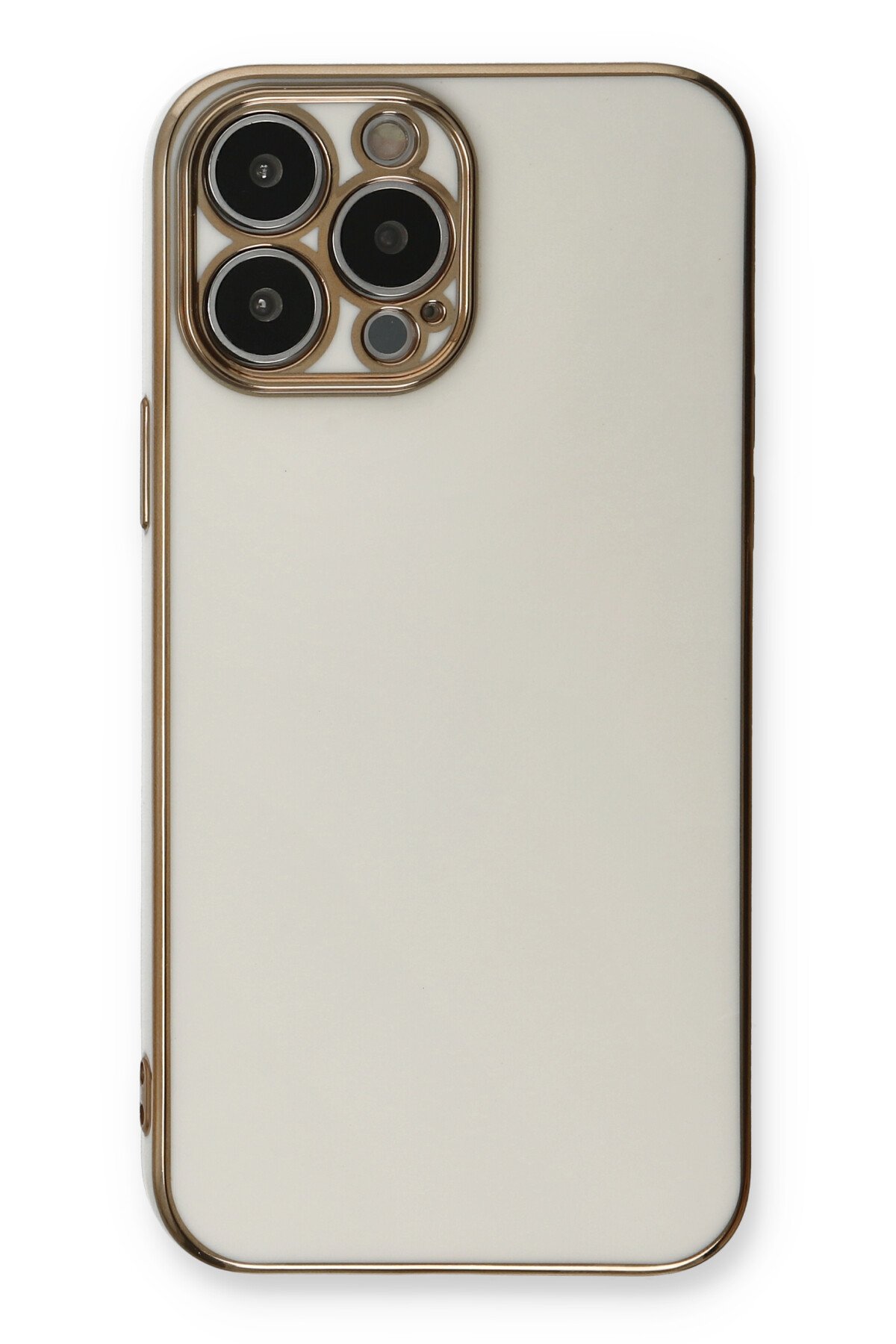 Newface iPhone 13 Pro Max Kılıf Armada Lensli Kapak - Sarı