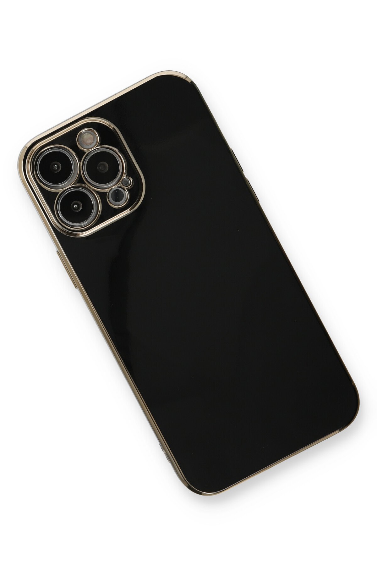 Newface iPhone 13 Pro Max Kılıf Razer Lensli Silikon - Yeşil
