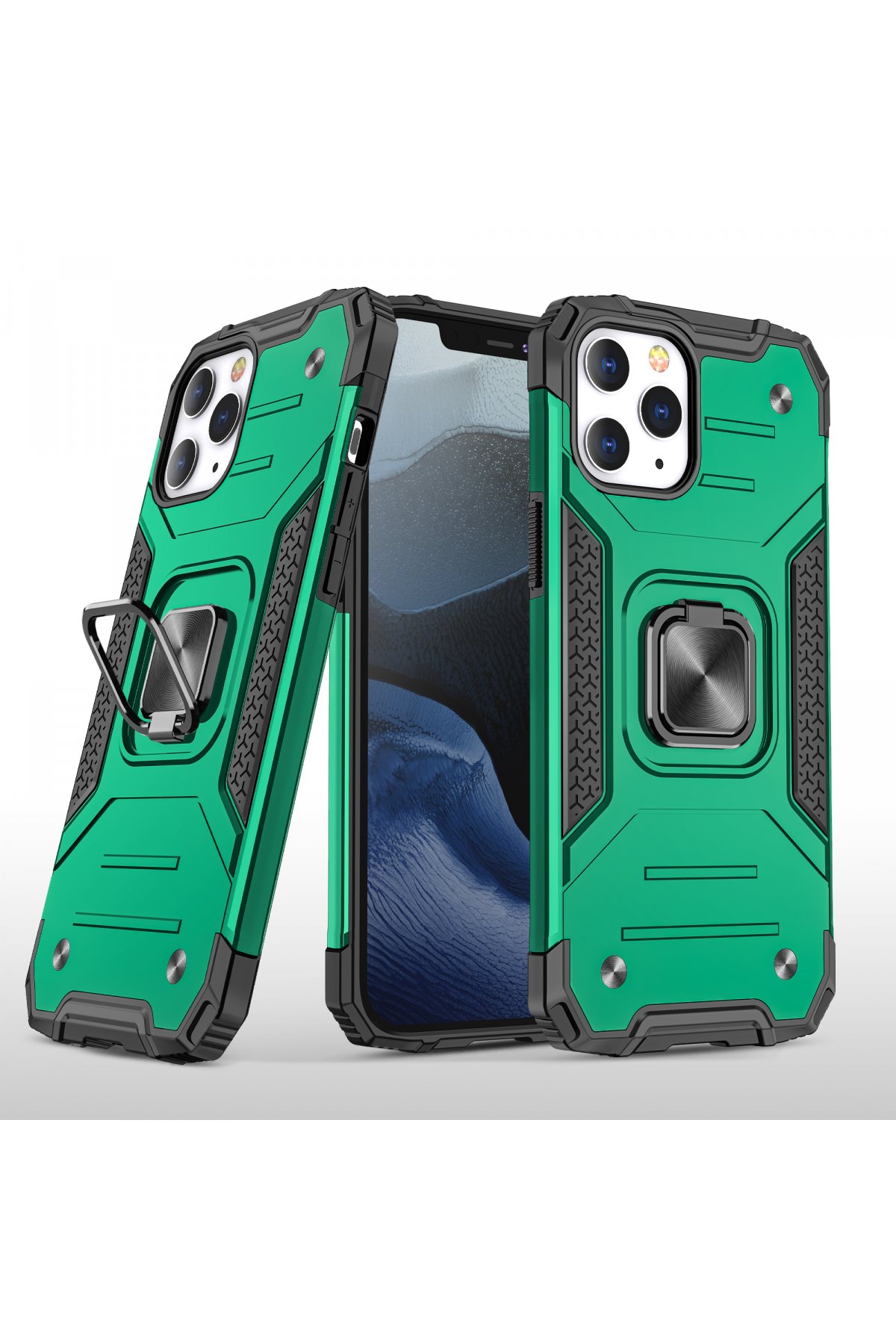 Newface iPhone 13 Pro Max Kılıf Mekanik Magsafe Kapak - Sierra Blue