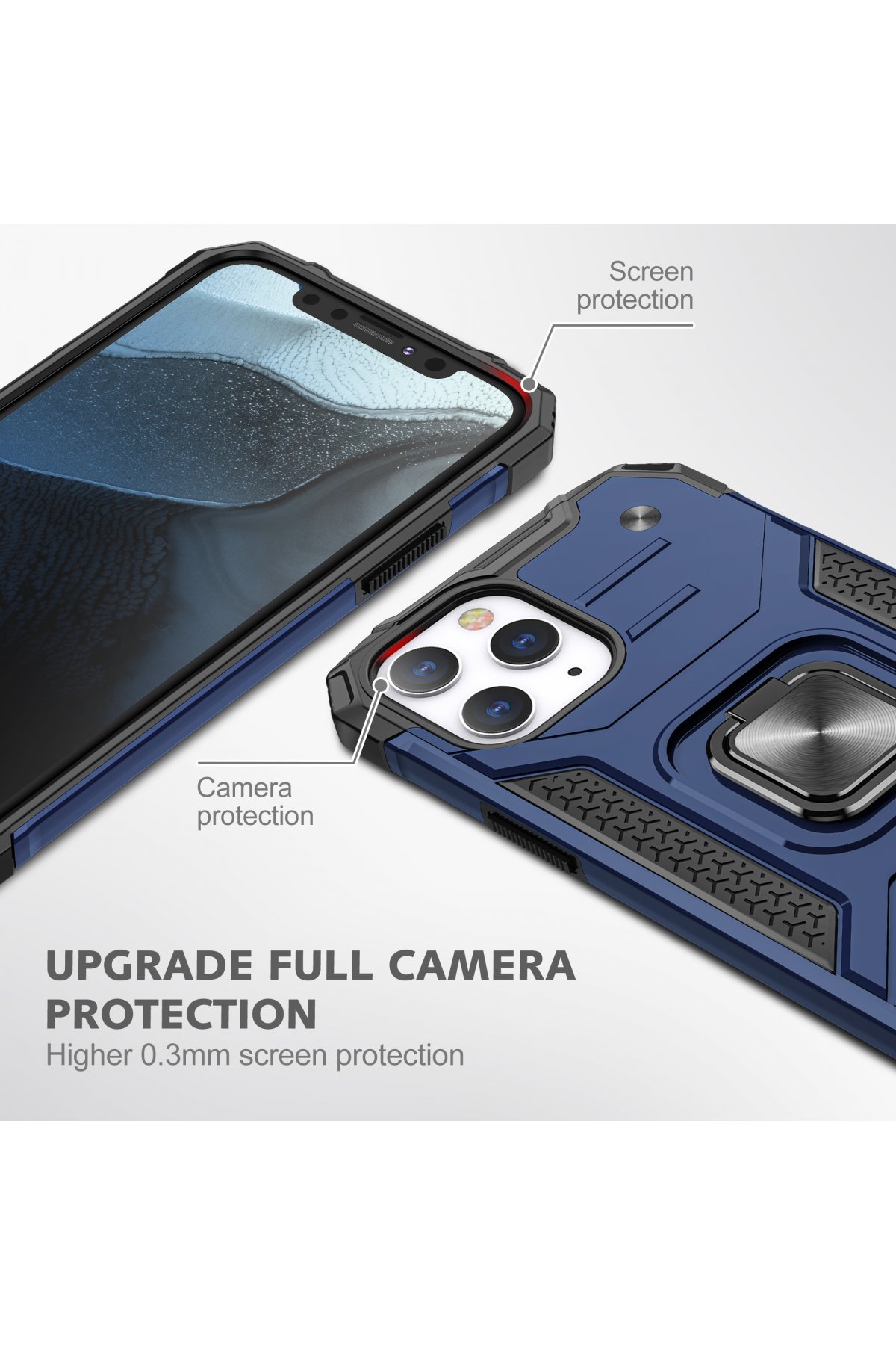 Newface iPhone 13 Pro Max Kılıf Dora Kapak - Pudra