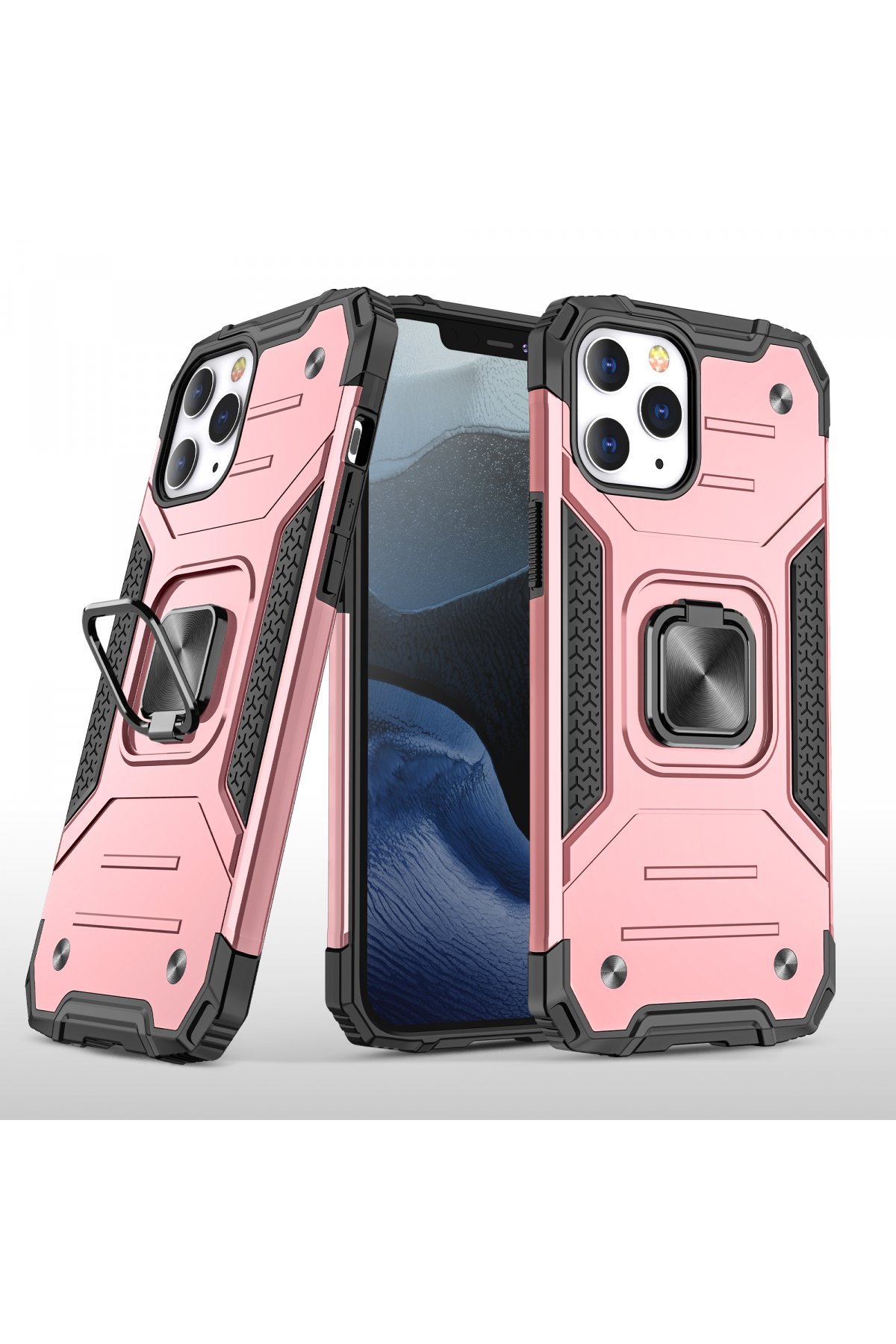 Newface iPhone 13 Pro Max Kılıf Bold Silikon - Mavi