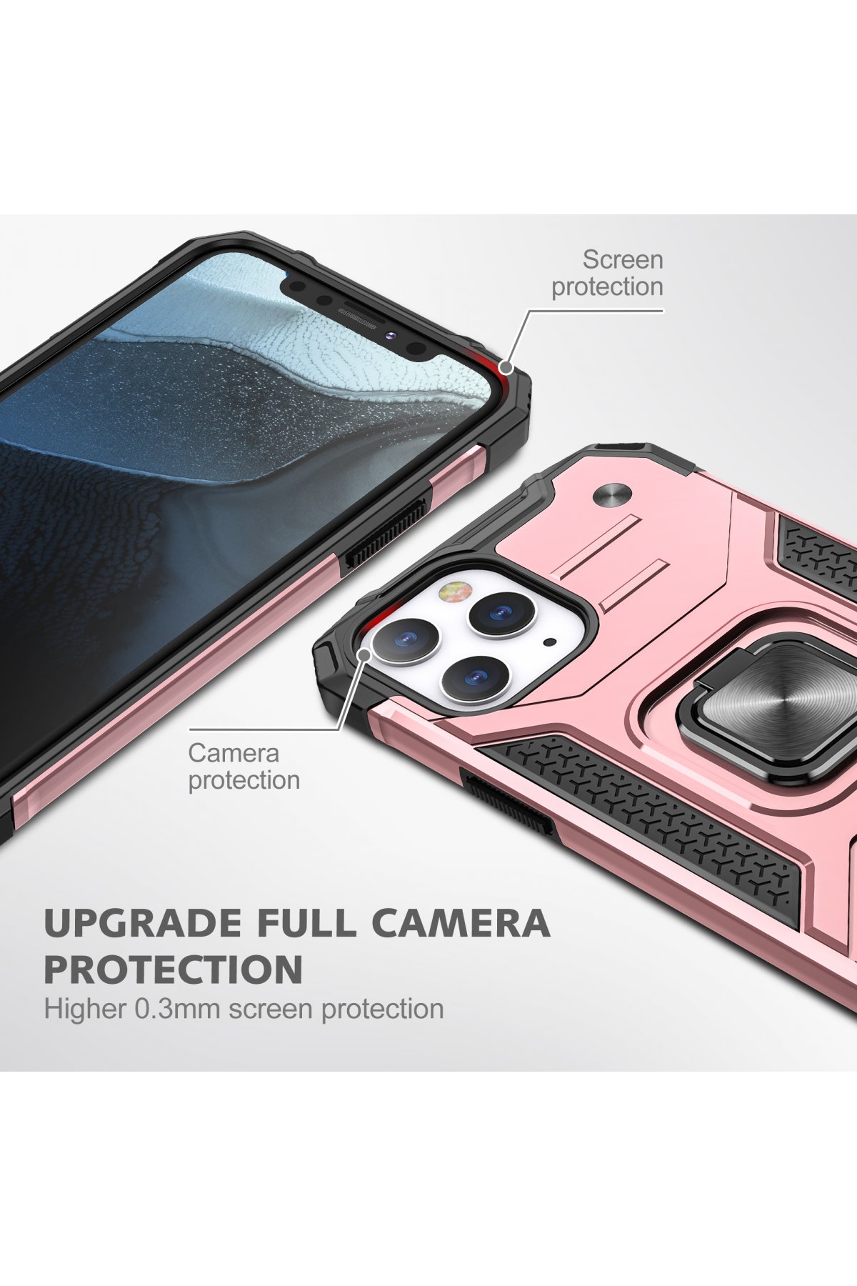 Newface iPhone 13 Pro Max Kılıf Bold Silikon - Mavi