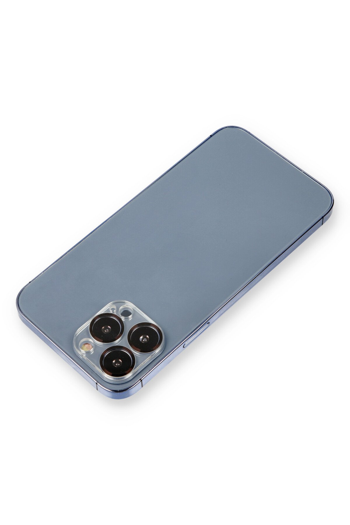 Newface iPhone 13 Pro Kılıf Palm Buzlu Kamera Sürgülü Silikon - Lacivert