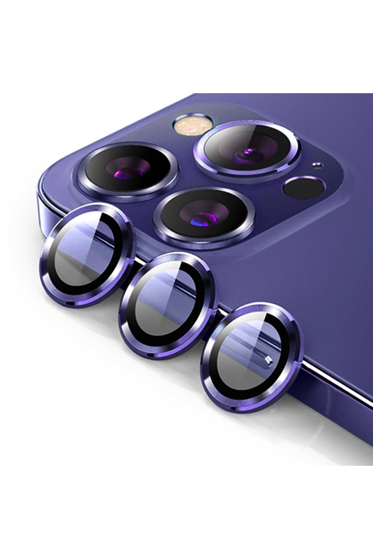 Newface iPhone 13 Pro Kılıf Montreal Yüzüklü Silikon Kapak - Yeşil