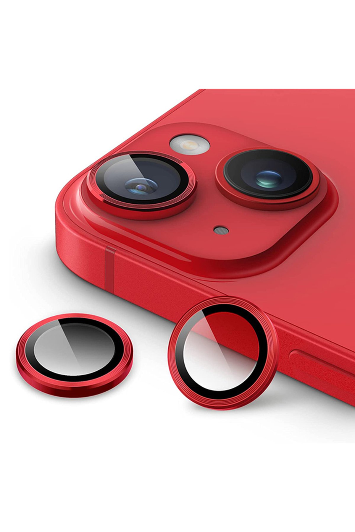 Newface iPhone 13 Kılıf Kelvin Kartvizitli Silikon - Kırmızı