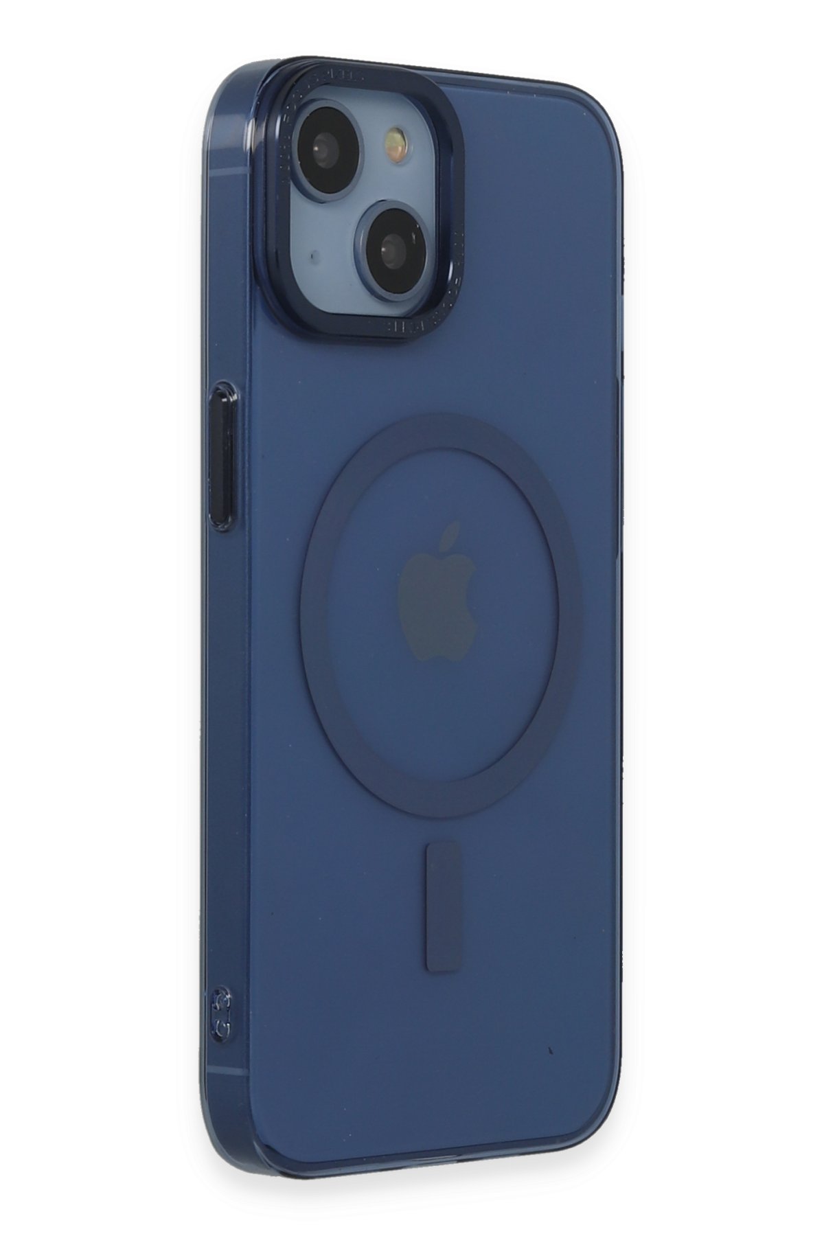 Newface iPhone 14 Kılıf Montreal Yüzüklü Silikon Kapak - Sarı