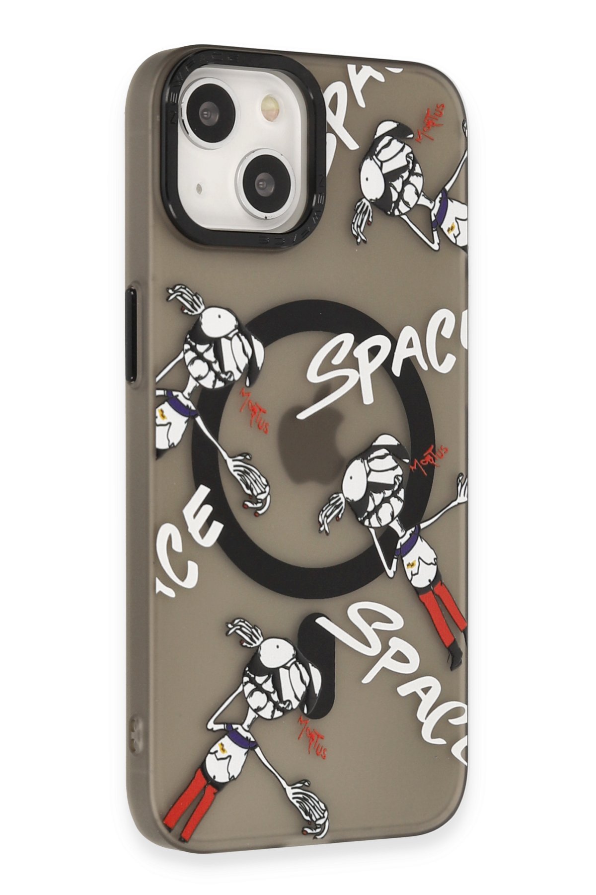 Newface iPhone 14 Kılıf Boyi Magsafe Silikon Kapak - Siyah