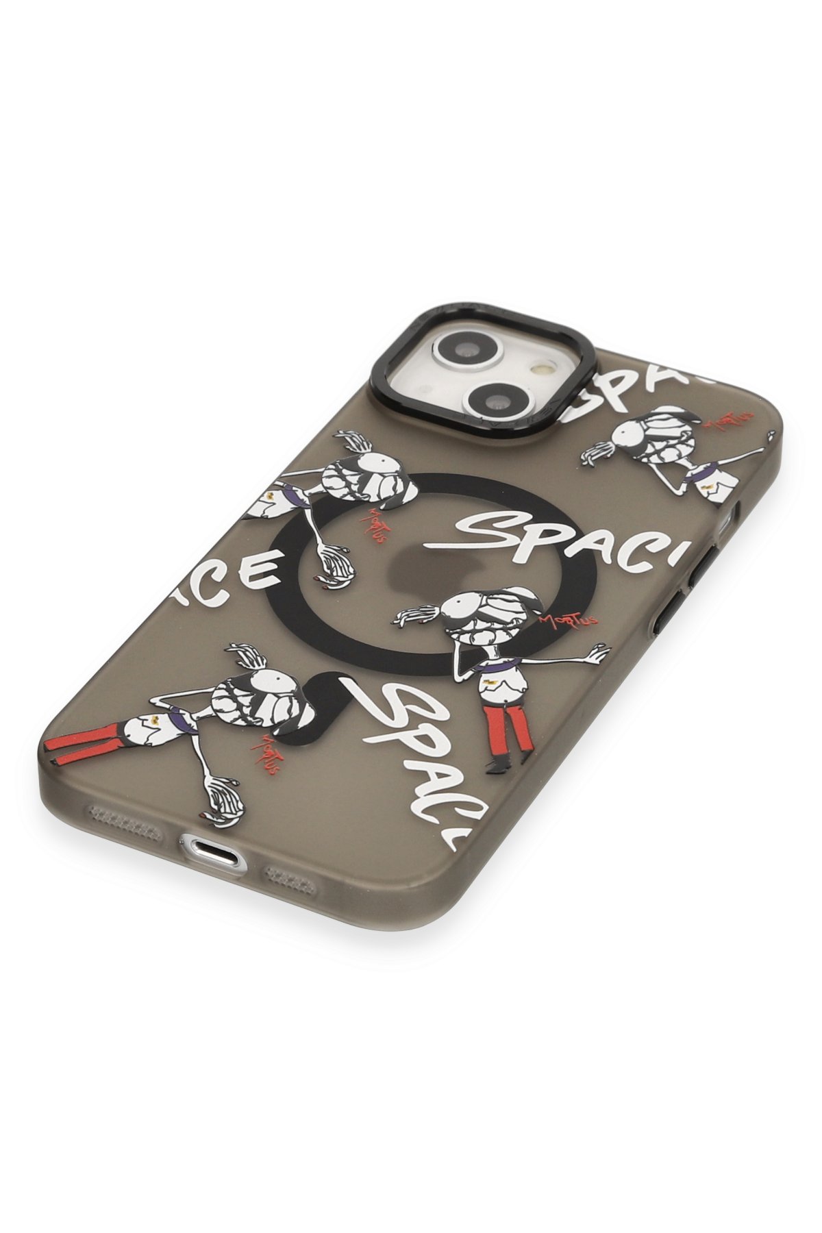Newface iPhone 14 Kılıf Boyi Magsafe Silikon Kapak - Siyah
