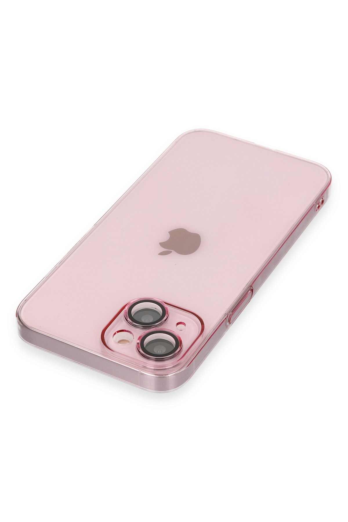 Newface iPhone 14 Kılıf Glass Kapak - Siyah