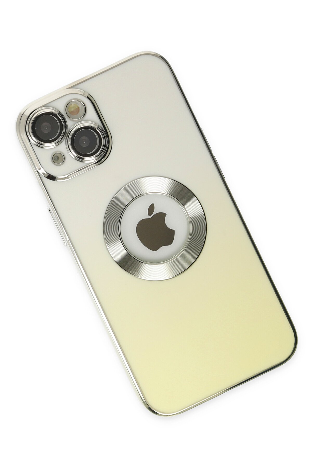 Newface iPhone 14 Kılıf Teleskop Lens Magsafe Silikon Kapak - Derin Mor