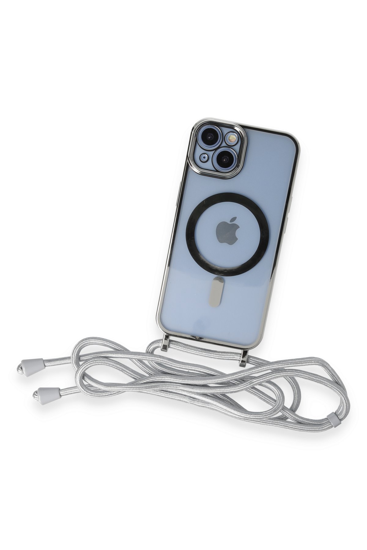 Newface iPhone 14 Kılıf Esila Silikon - Siyah