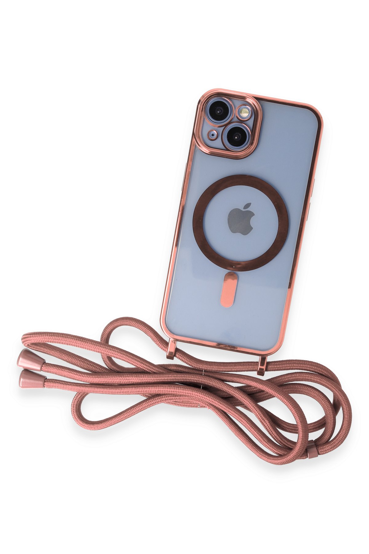 Newface iPhone 14 Flower Magsafe Kapak - Mor