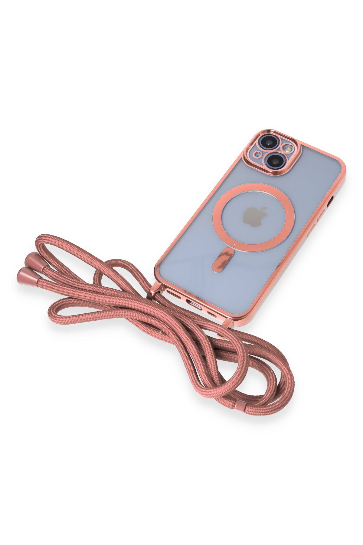 Newface iPhone 14 Flower Magsafe Kapak - Mor