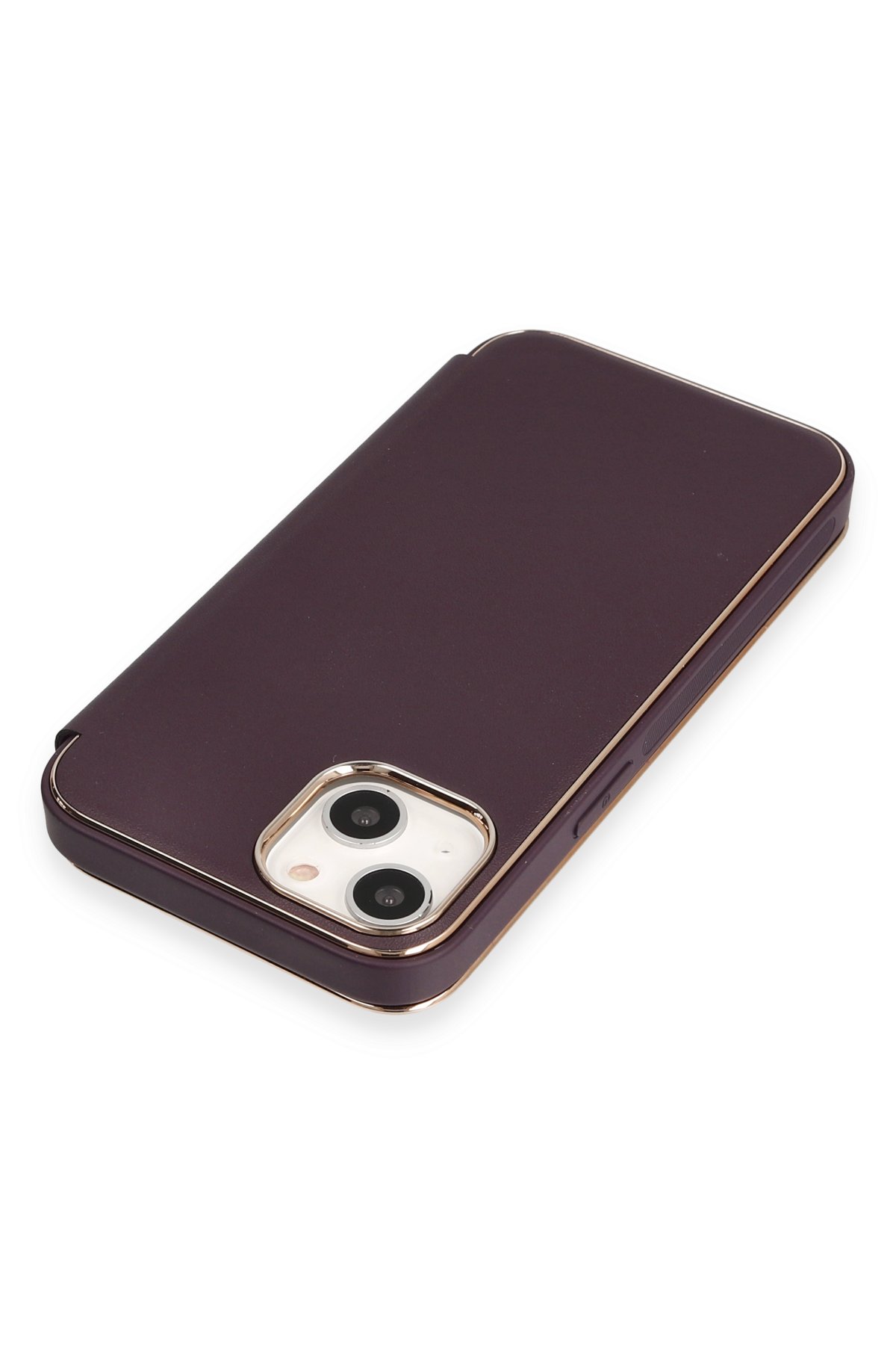 Newface iPhone 14 Kılıf Sofya Yüzüklü Silikon Kapak - Gümüş