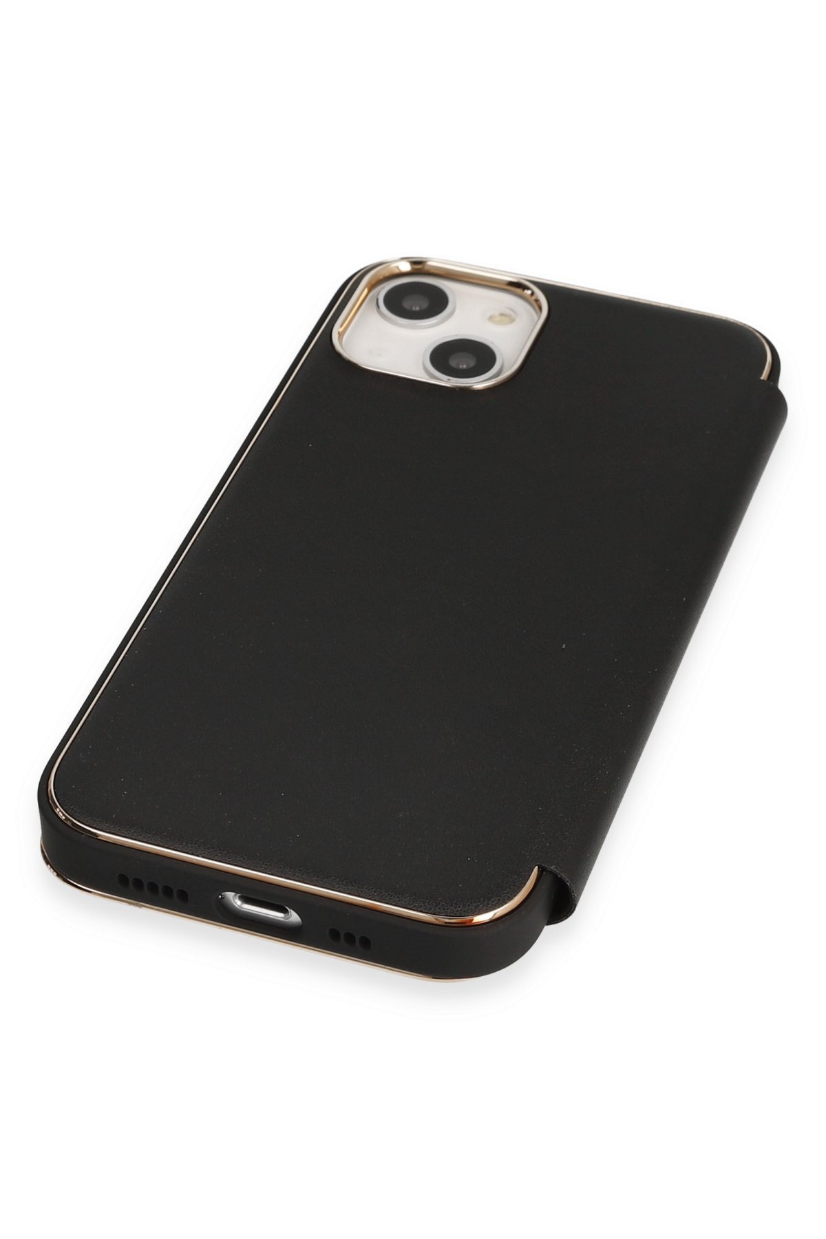 Newface iPhone 14 Kılıf Dolpin Kapaklı - Koyu Yeşil