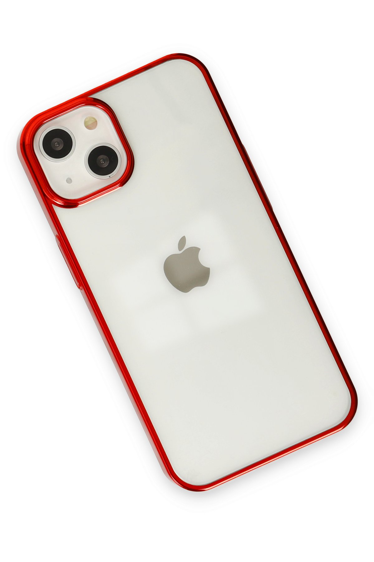 Newface iPhone 14 Kılıf Montreal Yüzüklü Silikon Kapak - Buz Mavi