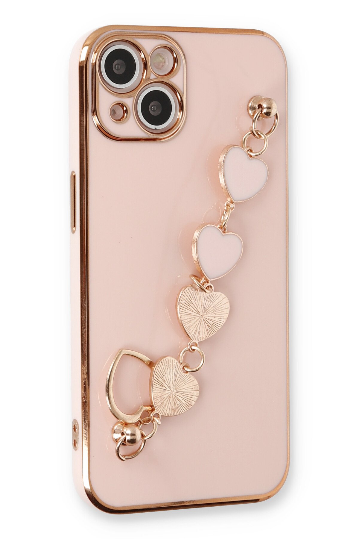 Newface iPhone 14 Kılıf Coco Deri Silikon Kapak - Siyah