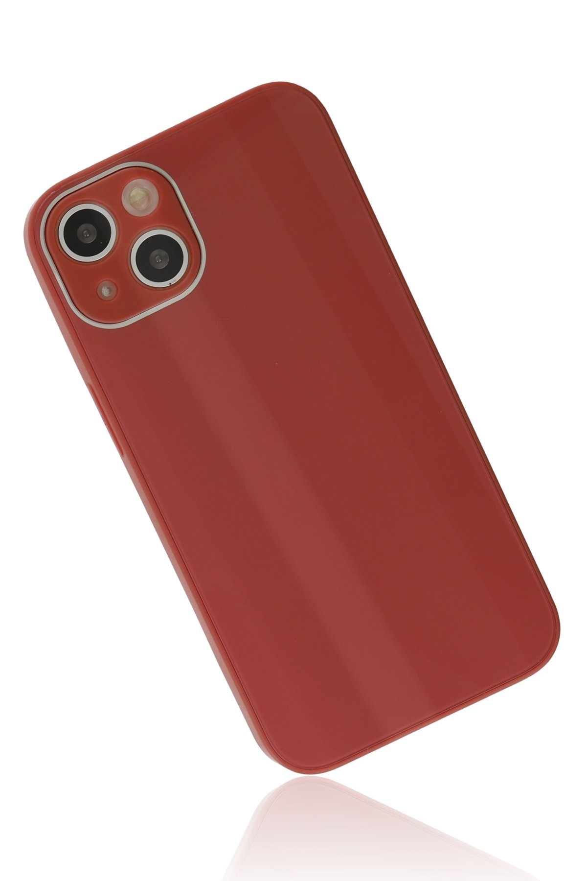 Newface iPhone 14 Kılıf Coco Deri Silikon Kapak - Gold