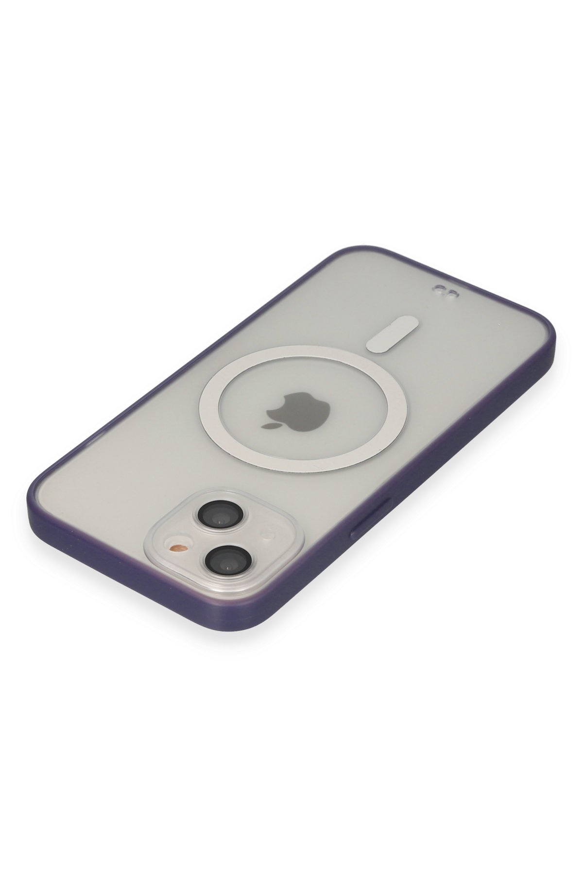 Newface iPhone 14 Kılıf Platin Silikon - Lacivert