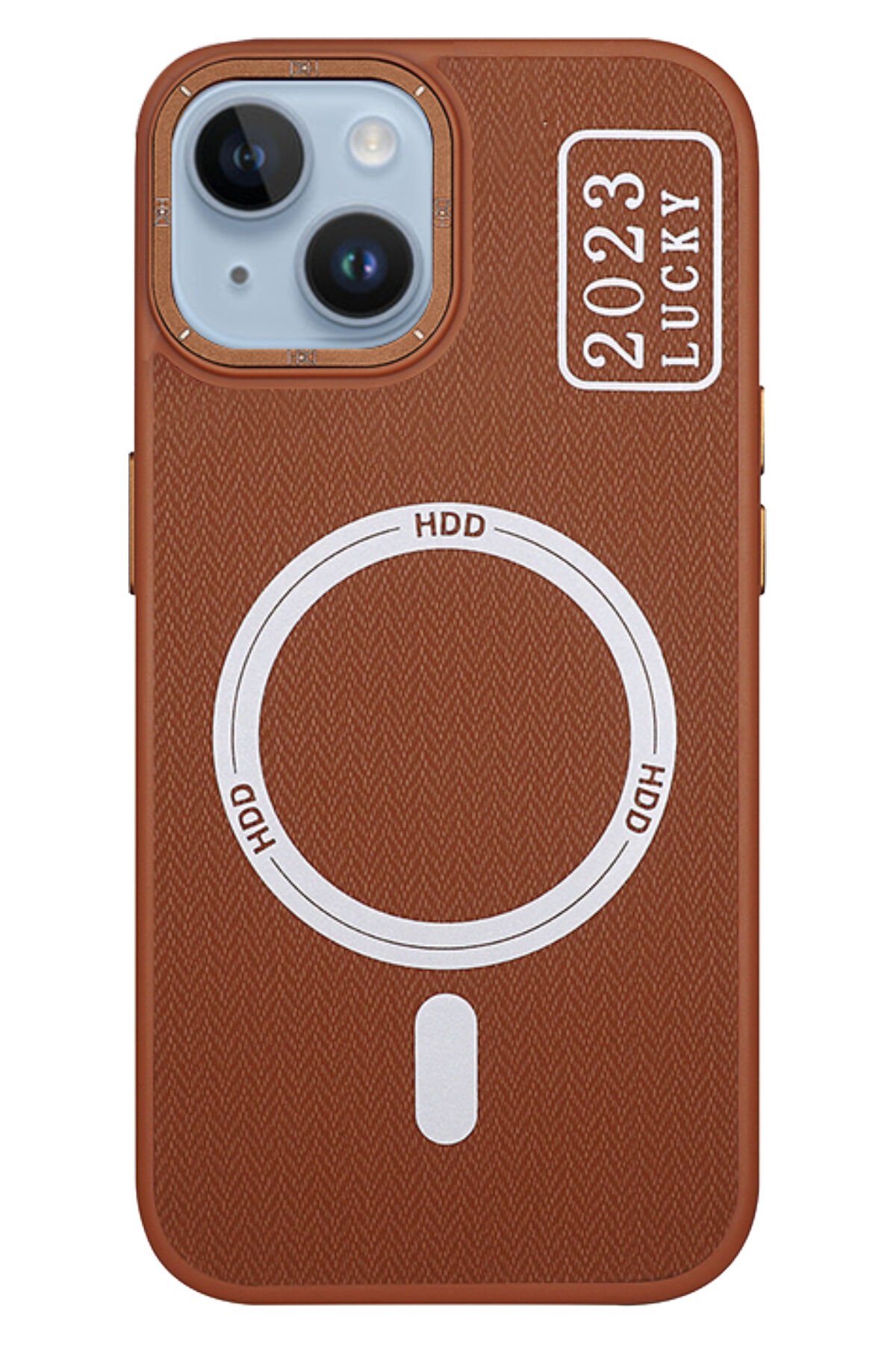 HDD iPhone 14 HBC-264 Lambor Karbon Fiber Sport Kapak - Natural Grey