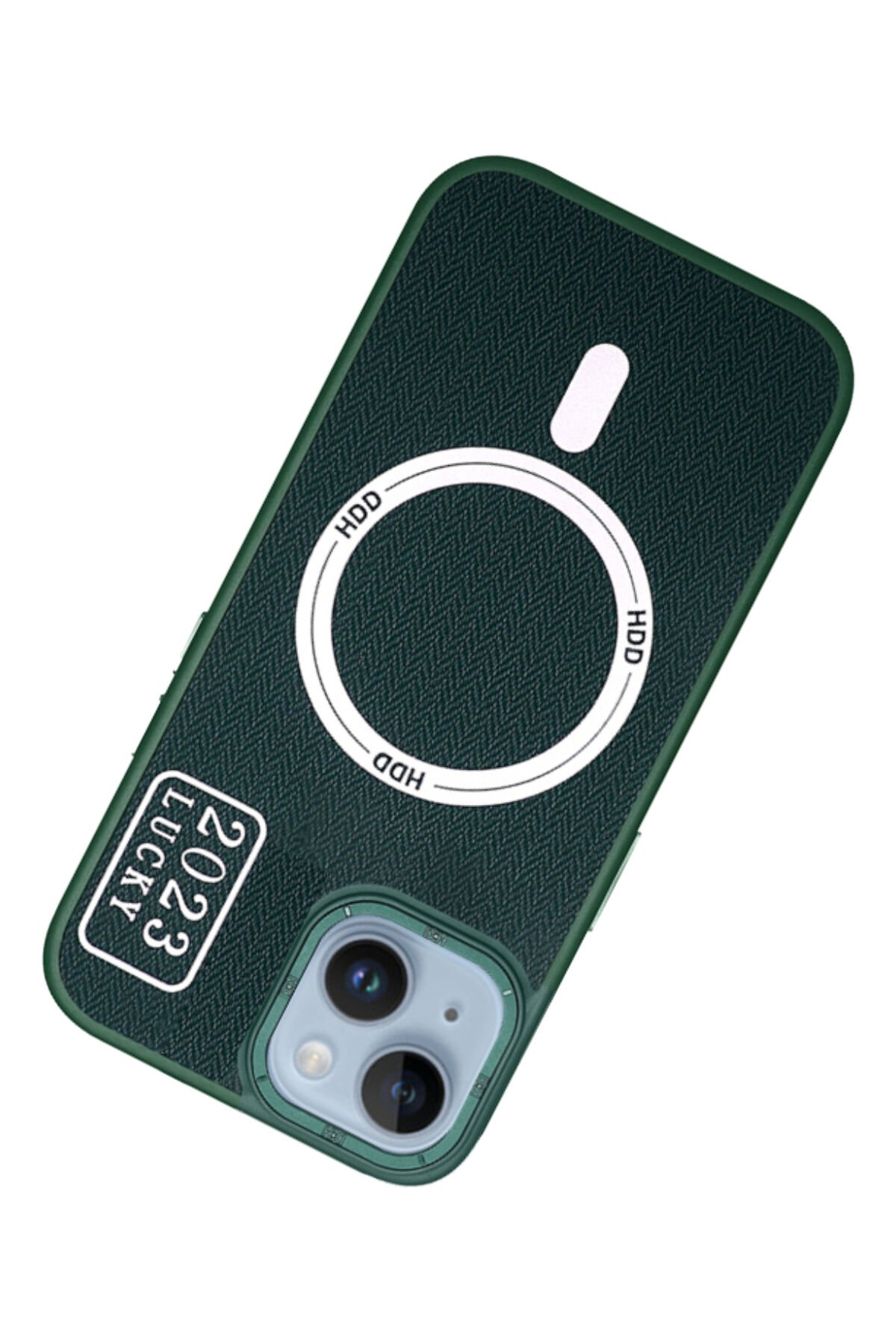 HDD iPhone 14 HBC-264 Lambor Karbon Fiber Sport Kapak - Natural Grey